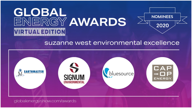 Earthmaster nominated for Global Energy Awards